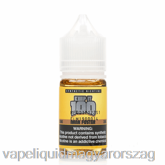 Nana Foster Salts - Tartsd Meg 100-30ml 30mg Vape Pen